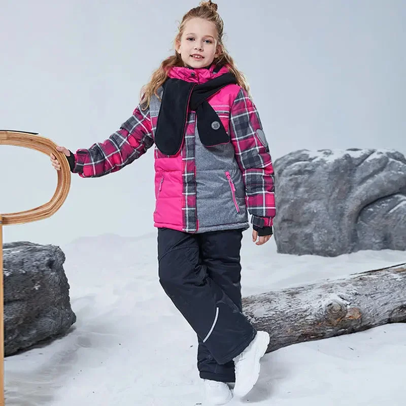 2025 Winter Outdoor Snow Jacket & Bibs Pants for Children