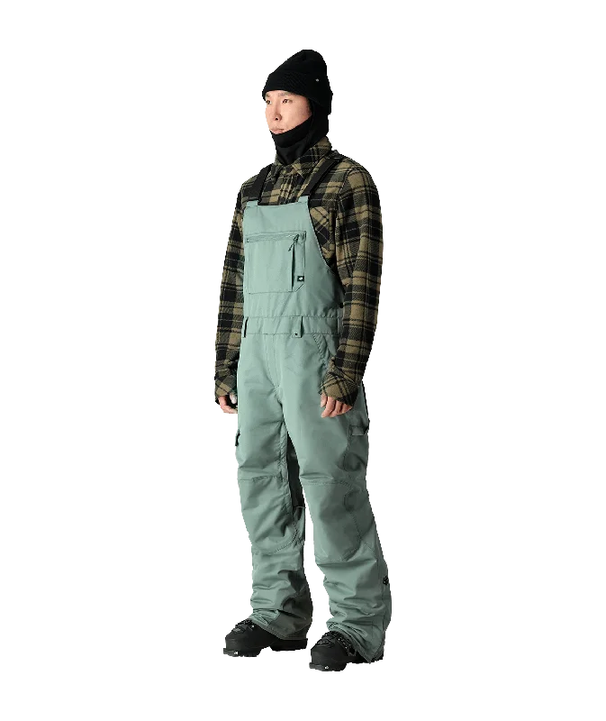 686 Hot Lap Insulated Bib Snowboard Pants Cypress Green 2025