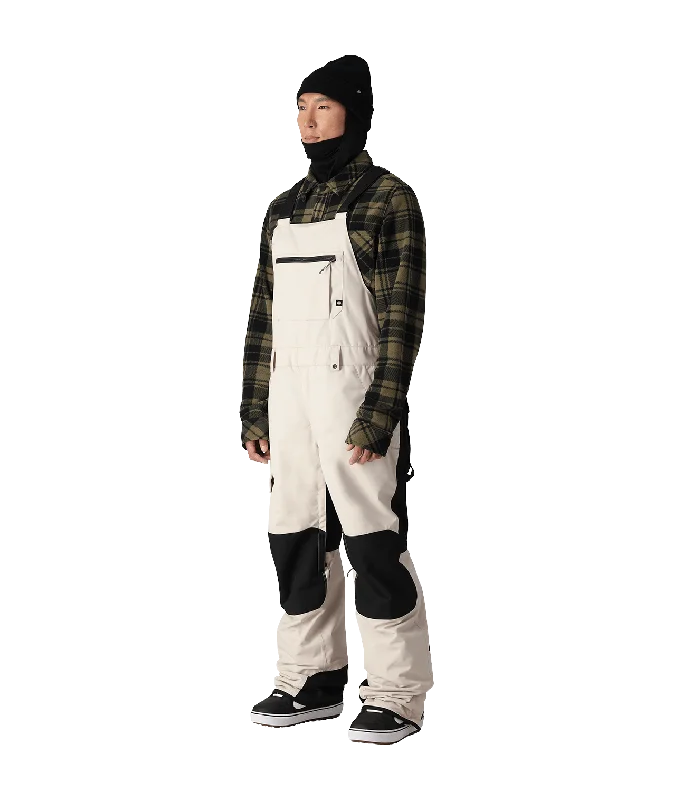 686 Hot Lap Insulated Bib Snowboard Pants Limestone Colourblock 2025