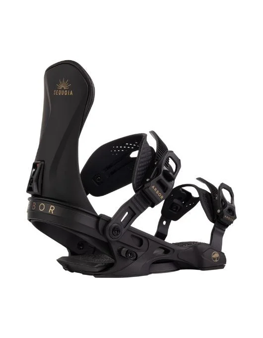 Arbor Sequoia Snowboard Binding 2025 | Black/Gold