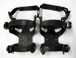 Pair of Bigfoot  Bindings for Elite Snowshoes w crampons ONLY 1 SET REMAINING ! -Long Arch & Short Toes Straps