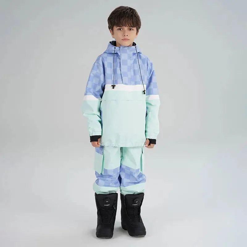 Kids' Hooded Insulated Snowboard Jacket and Snow Pants