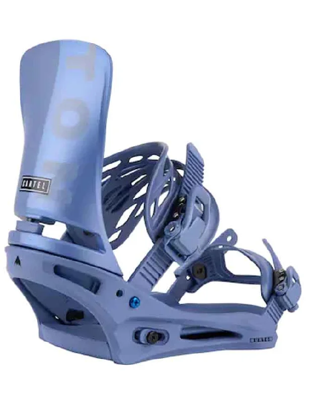 Burton Cartel Re:Flex Snowboard Binding 2024 | Slate Blue/Logo