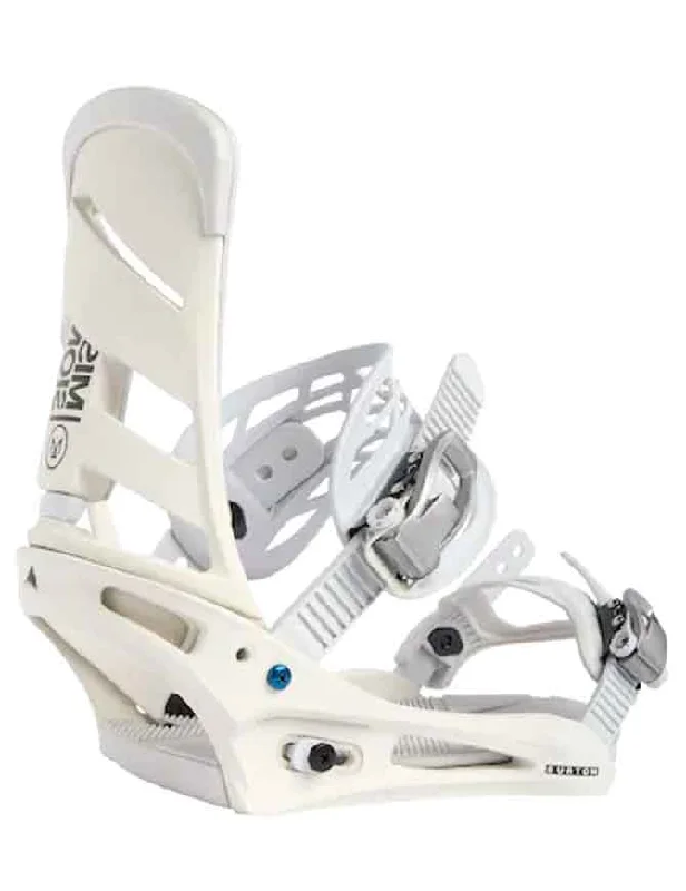 Burton Mission Re:Flex Snowboard Binding 2024 | Stout White