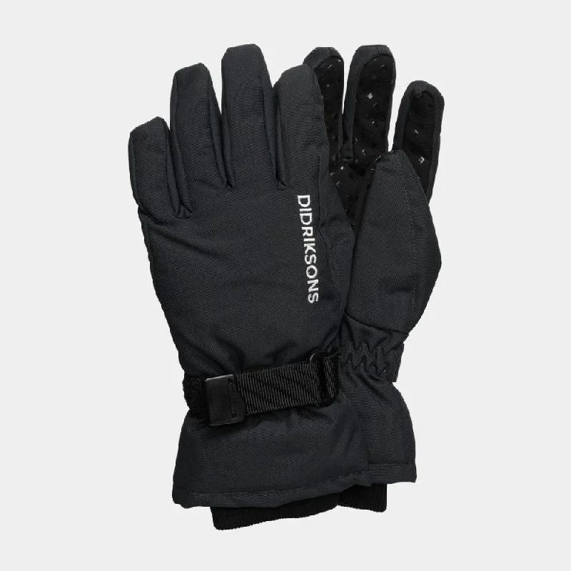 Didriksons Biggles Kids Ski Gloves - Black