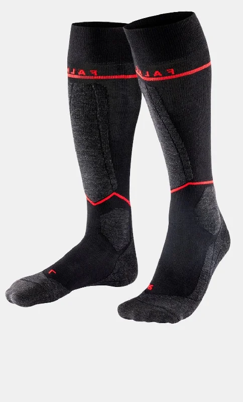 Falke SK2 Ladies Energizing Ski Socks in Black