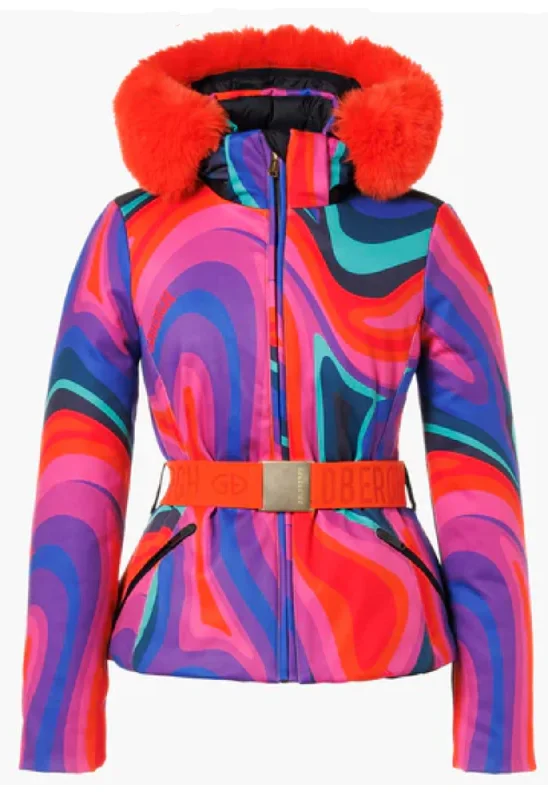 Goldbergh Muse Ski Jacket with Faux Fur Trimmed Hood