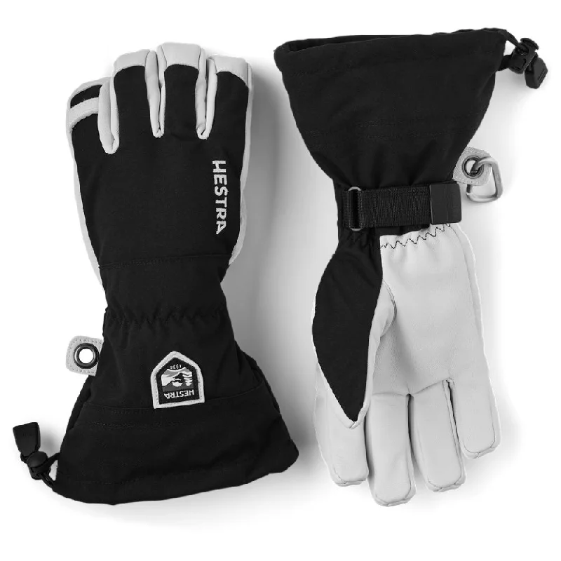 Hestra Army Leather Heli Ski Gloves - Black (Adult)