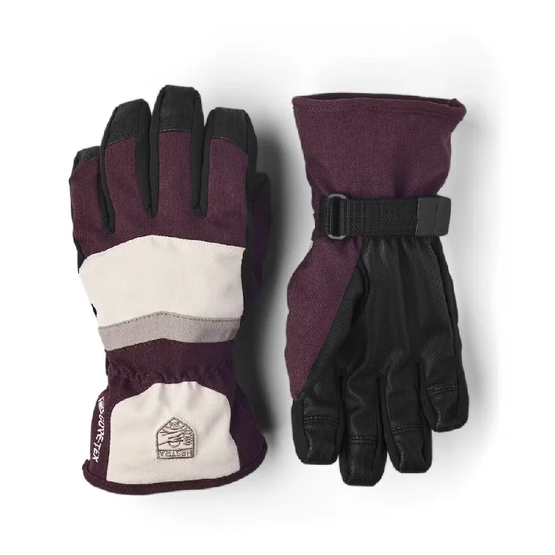 Hestra Atlas Gore-Tex Kids Ski Gloves - Bordeaux