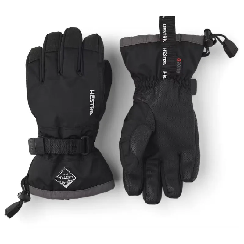 Hestra Gauntlet Czone Kids Ski Gloves - Black (32530)