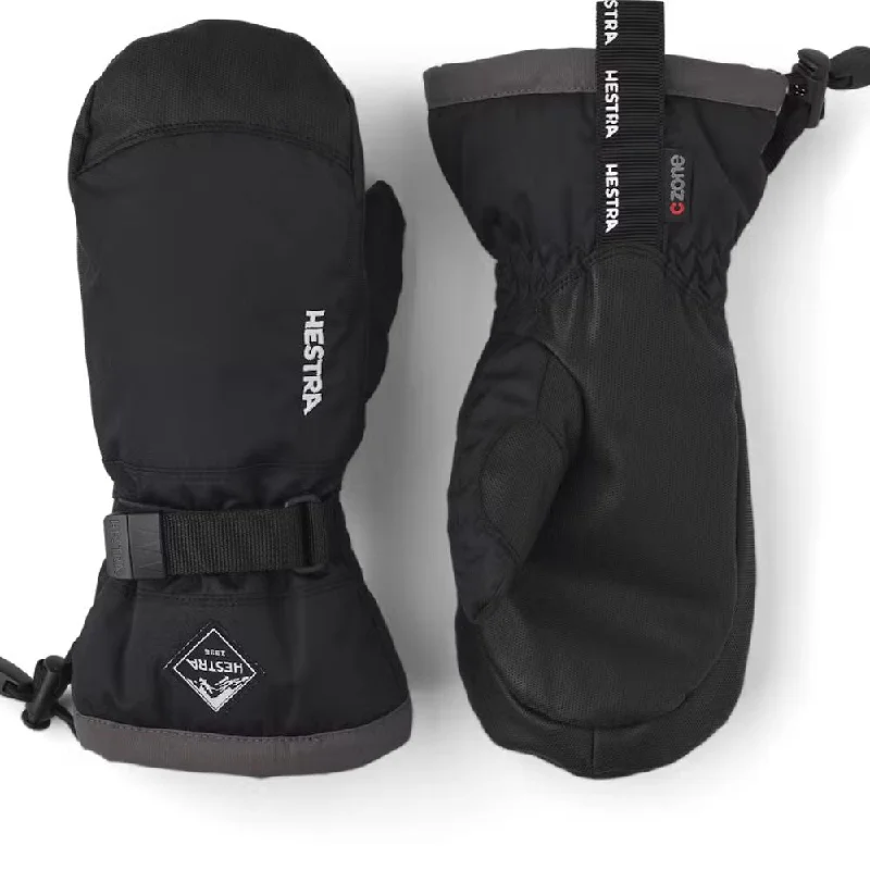 Hestra Gauntlet Czone Kids Ski Mittens - Black (32531)