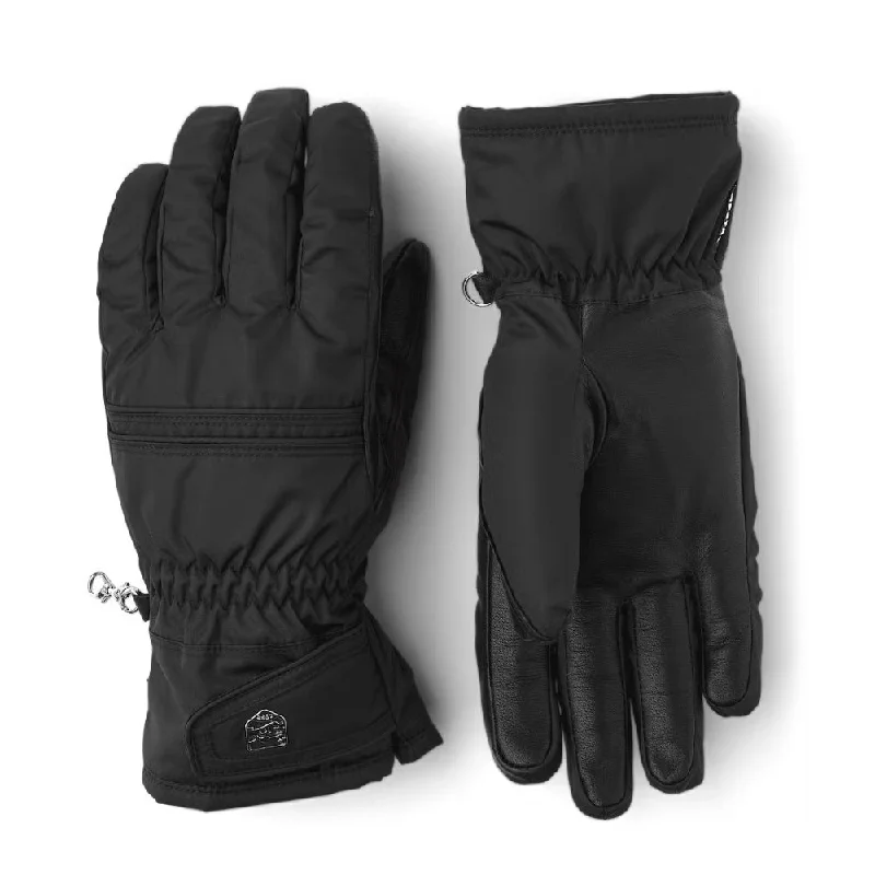 Hestra Primaloft Leather Female - 5 finger (32210-100)