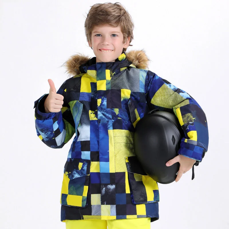 Hotian Boy Snowboard Ski Insulated Snow Jacket