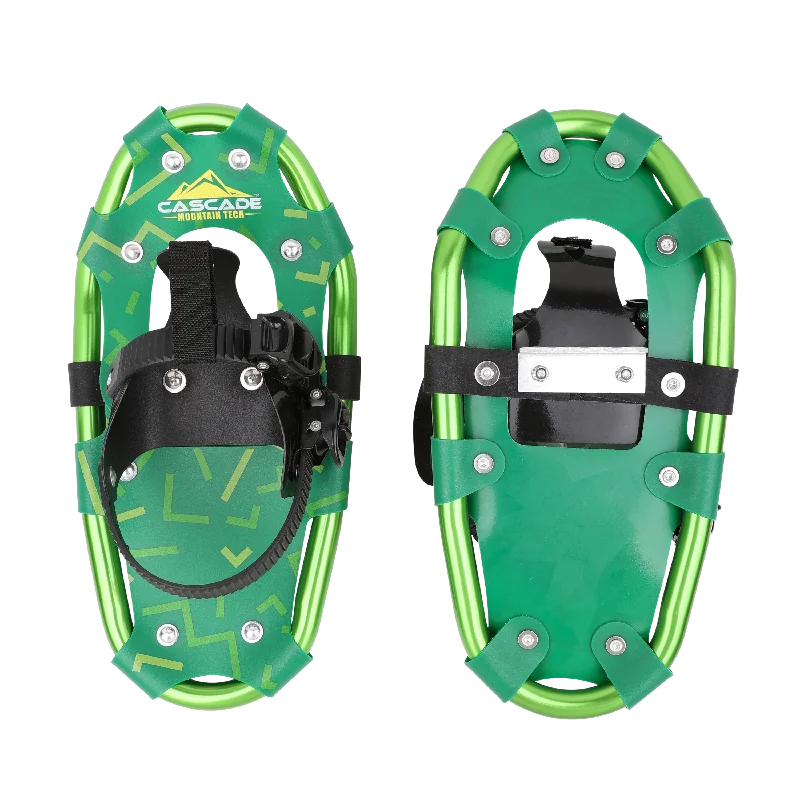 Lightweight Snowshoes for Kids in Green