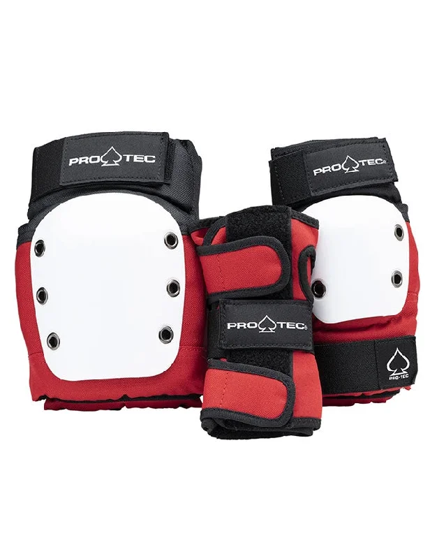 Protec Street Gear Jr 3 Pk | Red/White/Black