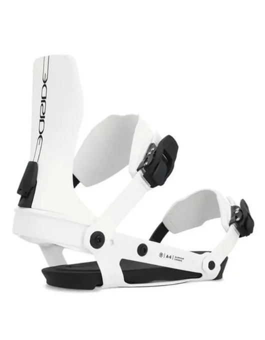 Ride A-6 Snowboard Binding 2024 | White