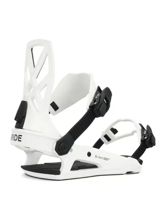 Ride C-4 Snowboard Binding 2024 | White