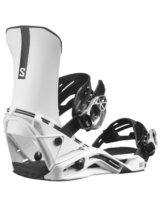 Salomon District Snowboard Binding 2024 | White