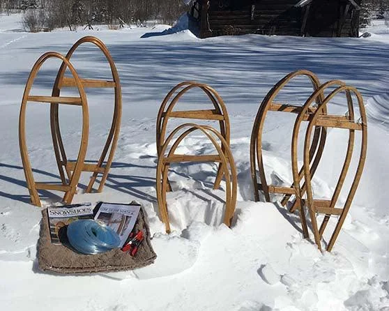 Traditional Snowshoes - DIY Weaving Kit (Vintage Frames)