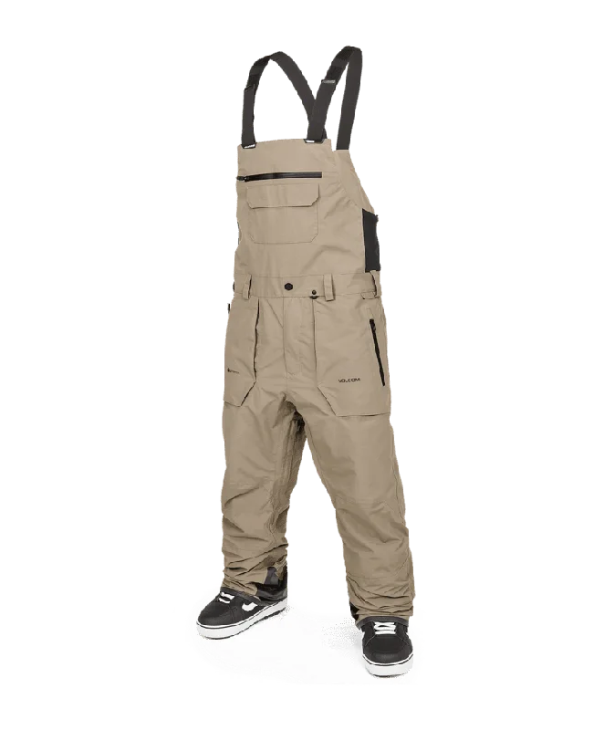 VOLCOM Rain GORE-TEX Bib Overall Snowboard Pants Chestnut Brown 2025