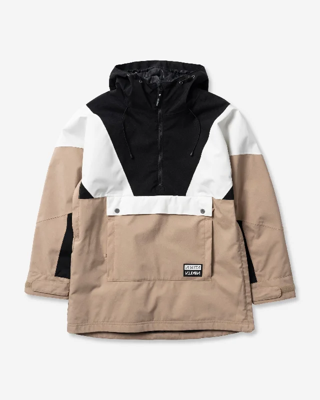 WILLOW PULLOVER JACKET - BEIGE