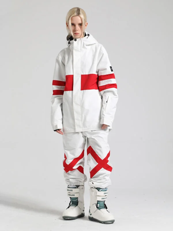 Women's Gsou Snow Light Zone Stripe Two Piece Snowsuit